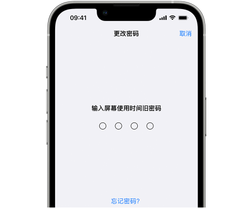 范县iPhone屏幕维修分享iPhone屏幕使用时间密码忘记了怎么办 