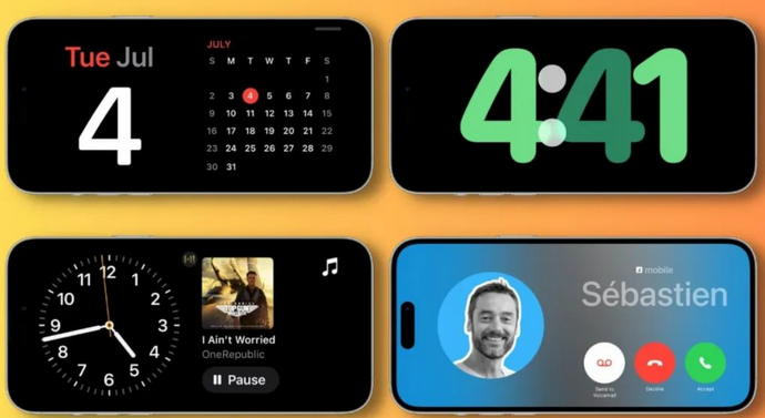 范县苹果手机维修分享iOS17横屏充电待机显示有什么好处 