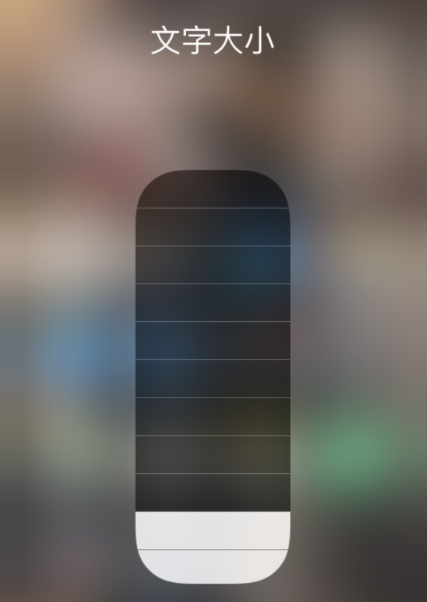 范县苹果手机维修分享小技巧：在 iPhone 控制中心快速调节字体大小 